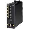 Cisco Industrial Ethernet serie 1000 - Switch - gestito - 4 x 10/100/1000 (PoE+) + 2 x 1000Base-X SFP (uplink) - montabile su guida DIN - PoE+ - DC