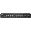 SonicWall Switch SWS12-8POE - Switch - gestito - 8 x 10/100/1000 (PoE) + 2 x Gigabit SFP - Desktop - PoE (55 W)