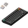 NuPhy Node 75 Tastiera meccanica wireless QWERTY US a profilo alto / Grigio inchiostro / Blush Max