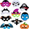 Yisscen Maschere Cosplay per Bambini di Halloween,Maschere per Feste per Bambini in Feltro,Festa di Compleanno per Bambini,Fantasma di Zucca,Strega,per il Regalo di Compleanno della Festa di Halloween Pirata
