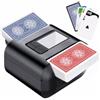 OBLITZON Mescolatore Carte Automatico Elettrico per 1-2 Mazzi - Modalità AUTO/Manuale - Batteria 2000mAh Ricaricabile USB-C Silenzioso - Compatibile con Poker, Blackjack, UNO, Texas Hold'em, Skip-Bo, Phase 10