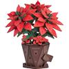 rowood Poinsettia in legno kit fai da te, puzzle 3D fiore artificiale in legno, decorazione natalizia artigianale, idea regalo casa per adulti e adolescenti