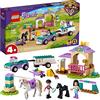 LEGO Friends Horse Training and Trailer 41441 Kit di costruzione Friends Stephanie ed Emma e 2 animali; Nuovo 2021 (148 pezzi), multicolore, taglia unica