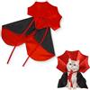 WOXJENA Halloween Costume, Costumi halloween per Animali Domestici, Mantello da Vampiro per Gatti e Cani Piccoli, Divertente Set di Travestimenti, Perfetto per Feste di Halloween e Cosplay