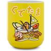 Silver Buffalo Sanrio Gudetama Sailing On Ramen Tazza da tè in ceramica in stile asiatico, tazza tradizionale di ispirazione giapponese, senza manico, contiene 260 ml