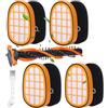 Vexaflow 4 Pezzi Filtri per Aspirapolvere Compatibile con Philips, Compatibile con Philips SpeedPro Max Aqua FC6812, FC68148, FC6822, FC6823, FC6908, FC6827, FC5005/01 Accessori Ricambio Filtro
