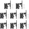 Rutovex 8 chiusure per mobili, serrature per porte con sblocco touch, blocco porta dell'armadio, serratura per cassetti per camper, porte dell'armadio, per cassetti, armadi e mobili