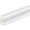 sourcing map Striscia di guarnizione in gomma per bordi a U, lunghezza 3,5 m, adatta per bordi da 4-5 mm, trasparente