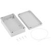 Keenso Scatola di giunzione elettrica, 200 x 120 x 56 mm, scatola di recinzione IP65, custodia di collegamento impermeabile esterna in plastica ABS
