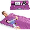 VAYOTOY Sauna da Casa Sauna Coperta a Infrarossi Pressoterapia Portatile Oxford Digitale Coperta Vapore a Infrarossi Sauna per Rilassarsi, Sudare, Disintossicarsi, Salone di Bellezza (Viola)