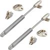 SOTECH Set di 2 ammortizzatori a gas Italiana Ferramenta KRABY lift up (90 Newton, 277 mm di lunghezza totale) Ferramenta per ante a ribalta adatte a ribalte di armadi e cassettoni