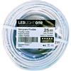 Led Light One Cavo H05VV-F Tubo 2x0,75 mm 25 m Bianco Tensione 500 V Temperatura Massima 70°C Cavi Fissi e Mobili Locali Domestiche e Uffici