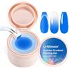 U-Shinein Cushion Gradient Painting Gel, Ombre Nails Aura Nails Full Coverage Precise Control of Each Dip 100pcs Spong & Grabbing Pen Matte Effect Non-Wipe Long Lasting Soak Off UV LED Set 22