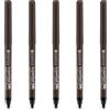Essence Cosmetics Essence SUPERLAST 24h eyebrow - Matita per pomata waterproof, Eye Pencil, matita per sopracciglia, durata 24 ore, n. 40 Cool Brown, marrone, vegano, impermeabile, confezione da 5 (5 x 0,31 g)