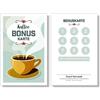 Frank Paperman 125 x carte bonus per caffè timbri per caffetteria, ristorante, panetteria, caffè, regalo