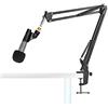 YOUSHARES Supporto Microfono da Tavolo, Supporto per Microfono a Braccio Regolabile con filtro anti-pop, Braccio Portamicrofono da Studio Professionale, per Compatibile con Shure Sm57 Lce Microfono