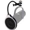 YOUSHARES Shure MV7 Pop Filter - Parabrezza in Metallo 3 Strati 4 Pollici con Clip Collo d'oca Flessibile 360 ° Mic Shield per Maschera per Shure MV7 di YOUSHARES