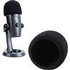 YOUSHARES Microfono Parabrezza - Mic vento copertura Shield/Pop filtro compatibile con Blue Yeti Nano Premium USB Microfono per la registrazione