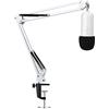 YOUSHARES Blue Yeti Asta Microfono - Supporto per microfono con protezione antivento compatibile con microfono Blue Yeti Yeti Pro by YOUSHARES (bianco)