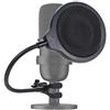 YOUSHARES HyperX SoloCast Filtro Antipop di Microfono da Studio con Clip di Supporto - Rotondo, compatibile con HyperX SoloCast microfono, Migliorare la qualità della voce (Nero) By YOUSHARES