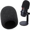 YOUSHARES SoloCast Pop Filter - Copertura professionale per microfono in schiuma compatibile con HyperX SoloCast USB Mic per ridurre il rumore