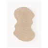 Westwing Collection Tappeto in lana fatto a mano dalla forma organica Aliza -