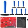 PRITOK Set di 8 magneti di montaggio per auto con scatola portaoggetti, forti magneti in ferrite per car wrapping, pellicola fai da te e officina, include borsa per il trasporto, presa protettiva