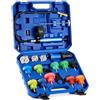Orion Motor Tech 19 Pezzi Universale Radiatore Pressione Tester Kit con 15 Adattatori, Kit di Prova della Pressione del Sistema di Raffreddamento del Radiatore con Spurgo e Pompa del Vuoto