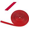 wamovo Rotolo di nastro di plastica rosso per binari di roulotte e camper, 12 mm di larghezza