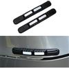JSCARLIFE Striscia riflettente per paraurti posteriore dell'auto, protezione riflettente e anti collisione, striscia di sicurezza in PVC, antigraffio, accessori esterni universali per auto (bianco)