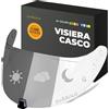 Everalo Visiera Compatibile con Scorpion Exo 520-1400 - 391 - R1 Air (Fotocromatico)