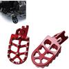 Generic Moto Poggiapiedi Pedali Piastra Pedane Per Honda CRF300L CR125 CR250/L CRF150R CRF250R/X CRF250RX CRF450R CRF450RX CRF450X CRF450L CRF1000L 04-22(rosso)