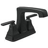 DELTA FAUCET 2564-BLTP-DST Ashlyn Two Handle Tract-Pack Lavatory Faucet Centerset, Matte Black