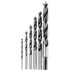 DEWALT Set di punte per trapano, Brad Point, 6 pezzi (DW1720), nero