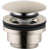 Hansgrohe 50100821 - Scarico aperto per lavello in nichel spazzolato