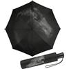 happy rain Ombrello automatico nero cavallo, multicolore (Nero) - 42289