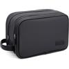 REETEE Beauty Case da Viaggio REETEE Grande Borsa da Toilette per Donna Uomo, Impemeabile Toiletry Organizer per Viaggiare Ginnastica o Business (nero)