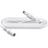 Security-01 Cavo di prolunga DC Power da 2 m, spina 5,5 mm x 2,1 mm, supporta DC 5 V 6 V 9 V 12 V 24 V, per telecamere di sicurezza, DVR, router, stampante, striscia LED, bianco