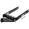 Heretom Gabbia HDD da 2,5 per server Fujitsu Primergy RX2530/RX2540 M1-M5, interfaccia SATA/SAS, con viti, 1 pezzo