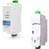 PUSR Din Rail Convertitore da RS485 a Ethernet da Modbus RTU Modbus Gateway Trasmette i dati in modo trasparente tra IP e RS485 Pagina Web definita dall'utente USR-DR302