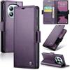 Rerzoiro Cover per Xiaomi Redmi Note 15 Pro Plus 5G/Redmi Note 15 Pro+ 5G Custodia Portafoglio [Blocco RFID] Premium Pelle PU Wallet Case Flip Libro con Porta Carte Slot Supporto Flip Case, Viola
