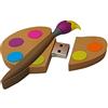 Ulticool - Verniciatura Pallet Vernice e Pennello Pittore 16 GB - Painterpallet - Chiavetta Pendrive - Memoria Archiviazione dei Dati - USB Flash Pen Drive Memory Stick