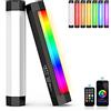 uyled LUXCEO P200 RGB luce video bacchetta con controllo APP IP67 LED fotografia luce, CRI≥95 built-in forte magnetico, batteria 4000mAh power bank, 3000k 6000k dimmerabile continuo bastone colorato