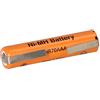 WSB Batteria compatibile Braun Pulsonic Slim Spazzolino elettrico NiMH AAA 1,2 V 700 mAh micro con linguette di saldatura