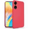 N NEWTOP Cover Compatibile per OPPO A98 5G, Custodia TPU SOFT Gel Silicone Ultra Sottile Flessibile Case Posteriore Protezione Fotocamera Anti Urto Guscio Scocca Colorato (Rosso)