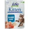 Life Natural Kitten Salmone Gatto 70 G