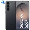 SAMSUNG GALAXY S26+ SMARTPHONE AI, 512GB, PROCESSORE AVANZATO, ASSISTENTE FOTO, CREATIVE STUDIO, CAMERA 50 MP, 4900 MAH, BLACK