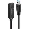 Lindy 43376 cavo USB 3.2 Gen 1 (3.1 1) 10 m A C 5 Gbit/s Nero [43376]