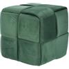 Ad Trend Pouf in Velluto Verde 37 x 37 Cm H 37 Cm - Pouf Contenitore Design Moderno Arredo Casa