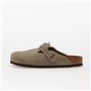 Birkenstock Sneakers Birkenstock Boston Soft Fotbed Velvet Leather Taupe